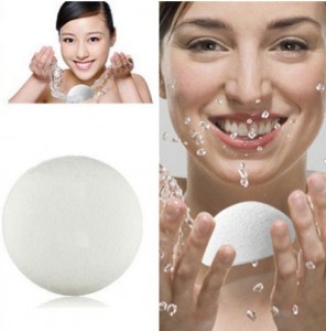 Brand-New-White-Natural-Konjac-Konnyaku-Jelly-Fiber-Face-Wash-Cleansing-Sponge-Puff